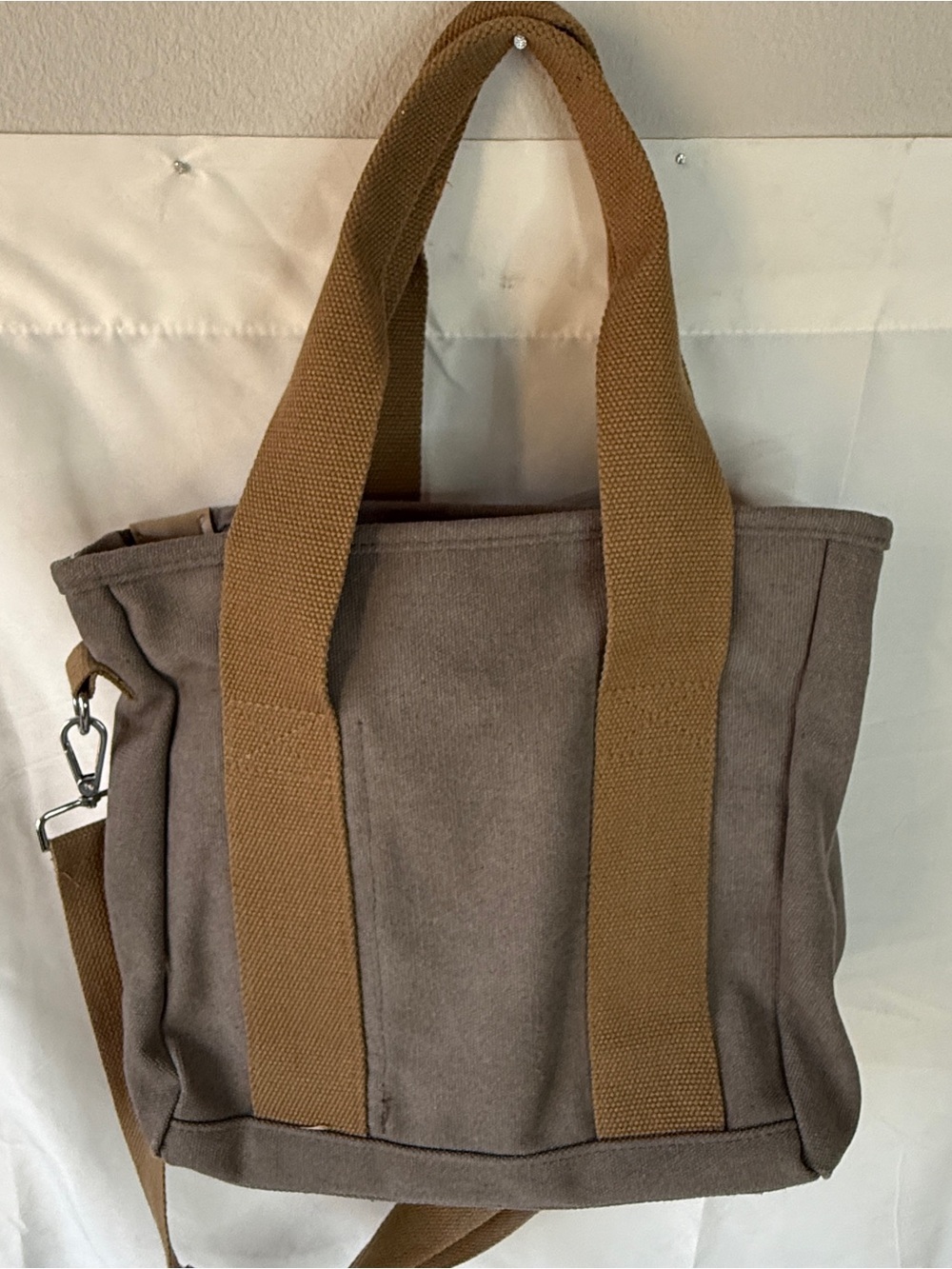 Tote with multiple sections and pockets